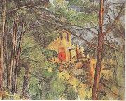 Paul Cezanne View of Chateau Noir (mk35) oil painting on canvas